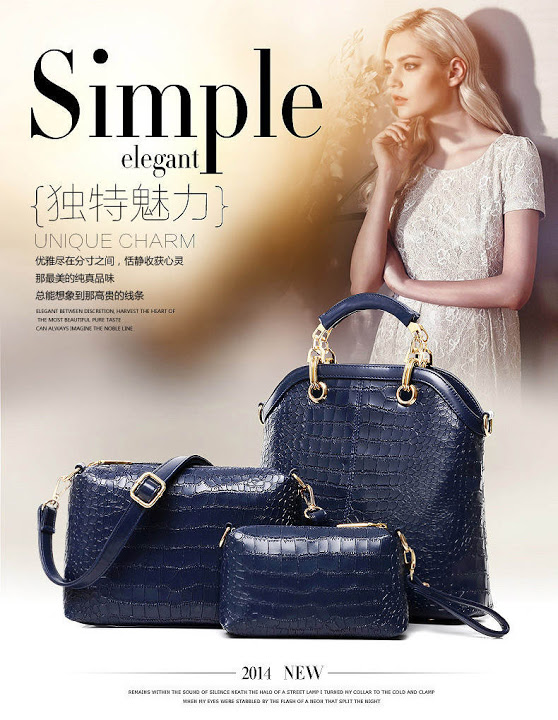 kedai online Beg Tangan Jenama Crocodile Murah Original